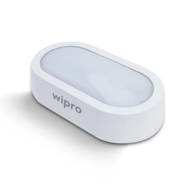 Wipro Garnet 10W Bulkhead Light | Wall Mounted Fixture | 2700K Warm White Light