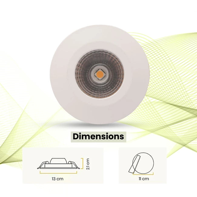 Philips Astraspot 3W COB LED | Warm White 3000K | Durable Aluminium Housing