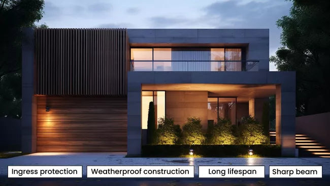 Wipro Garnet 6W 2700K Wall LED | 2.5 kV Surge Proctection | Square Shape Design