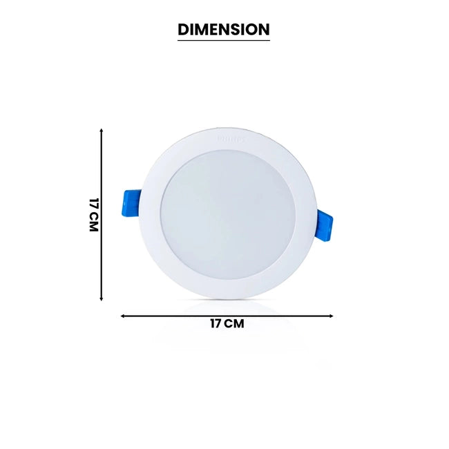 Philips 10W Round AP Plus UltraGlow LED Downlight | Warm White