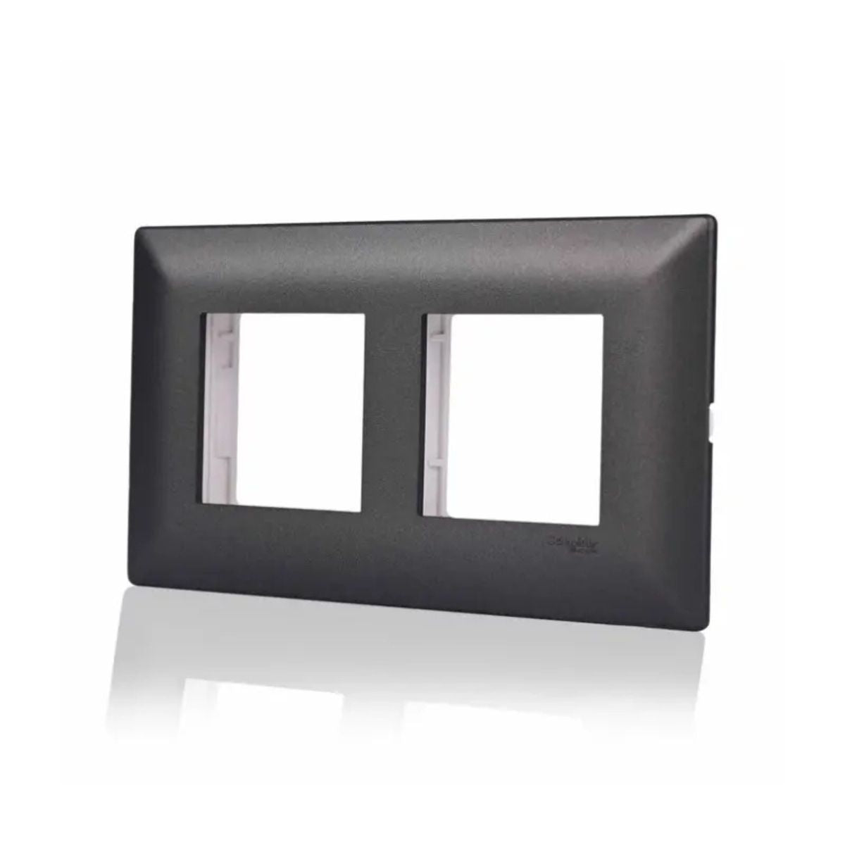 Schneider Livia 4 Module Cover Frame Plate | Pristine Grey Finish