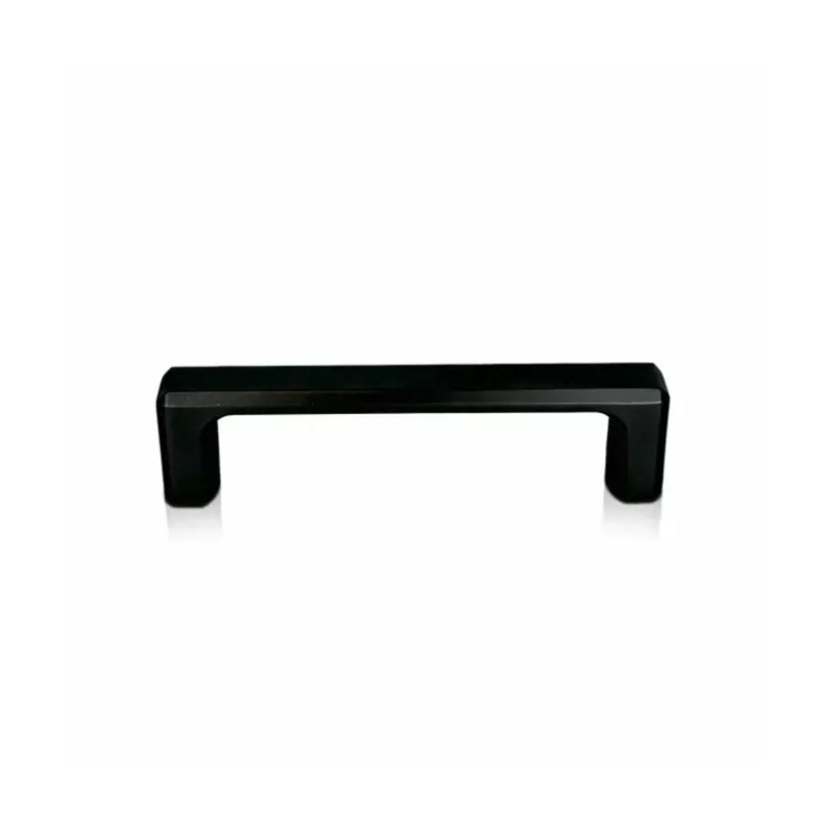 Archis Cabinet Handle | Black Matte Handle | Oblong Zinc Design with Curved Style