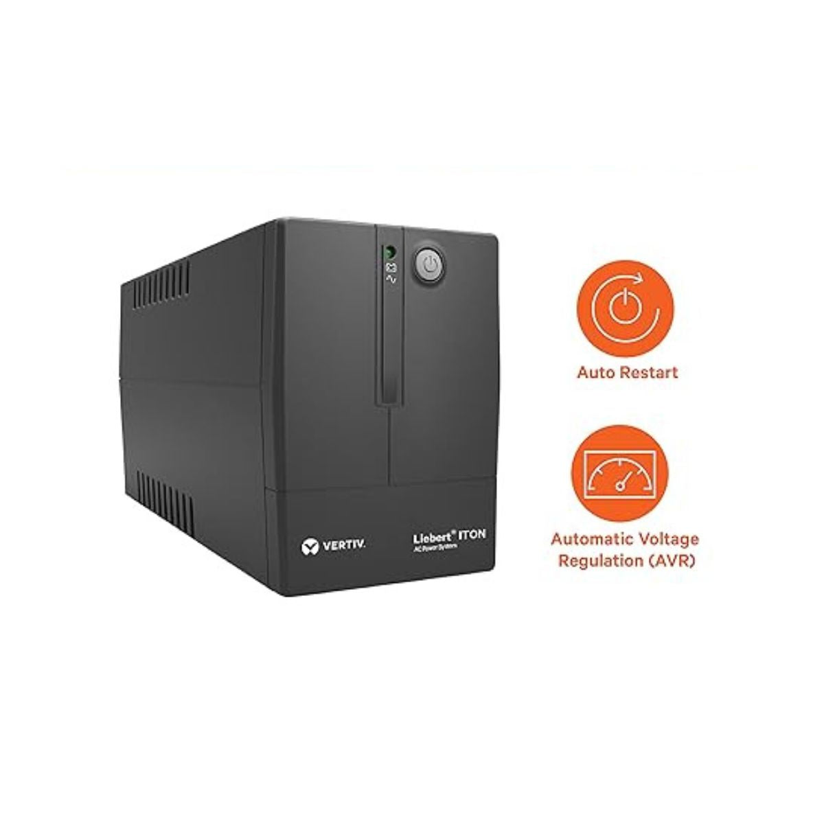 VERTIV Liebert ITON CX 600VA /360W, 230V UPS, an Effective Power Backup for Home Office, Desktop PC & Your WiFi Router