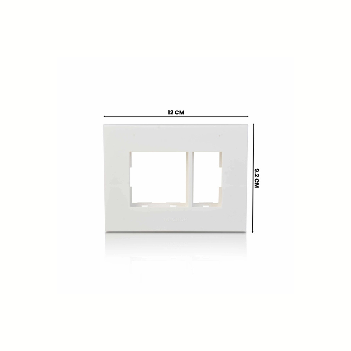 Anchor Penta Module 3 Module White Plate