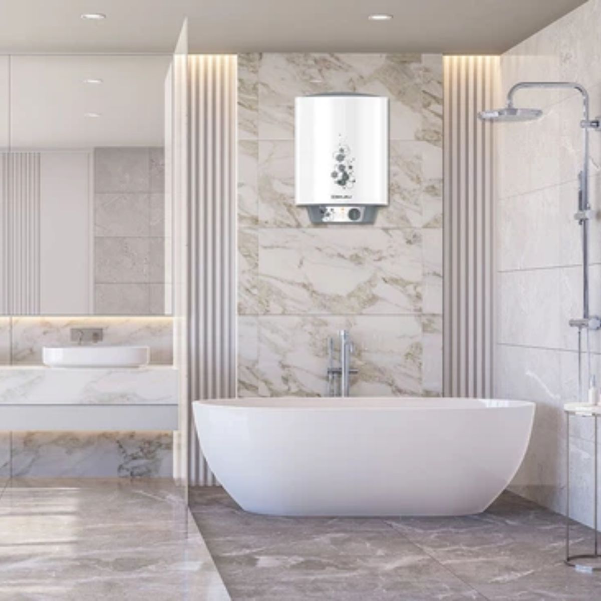 Bajaj Astor Storage Water Heater , 15L White And Grey Colour 2000W