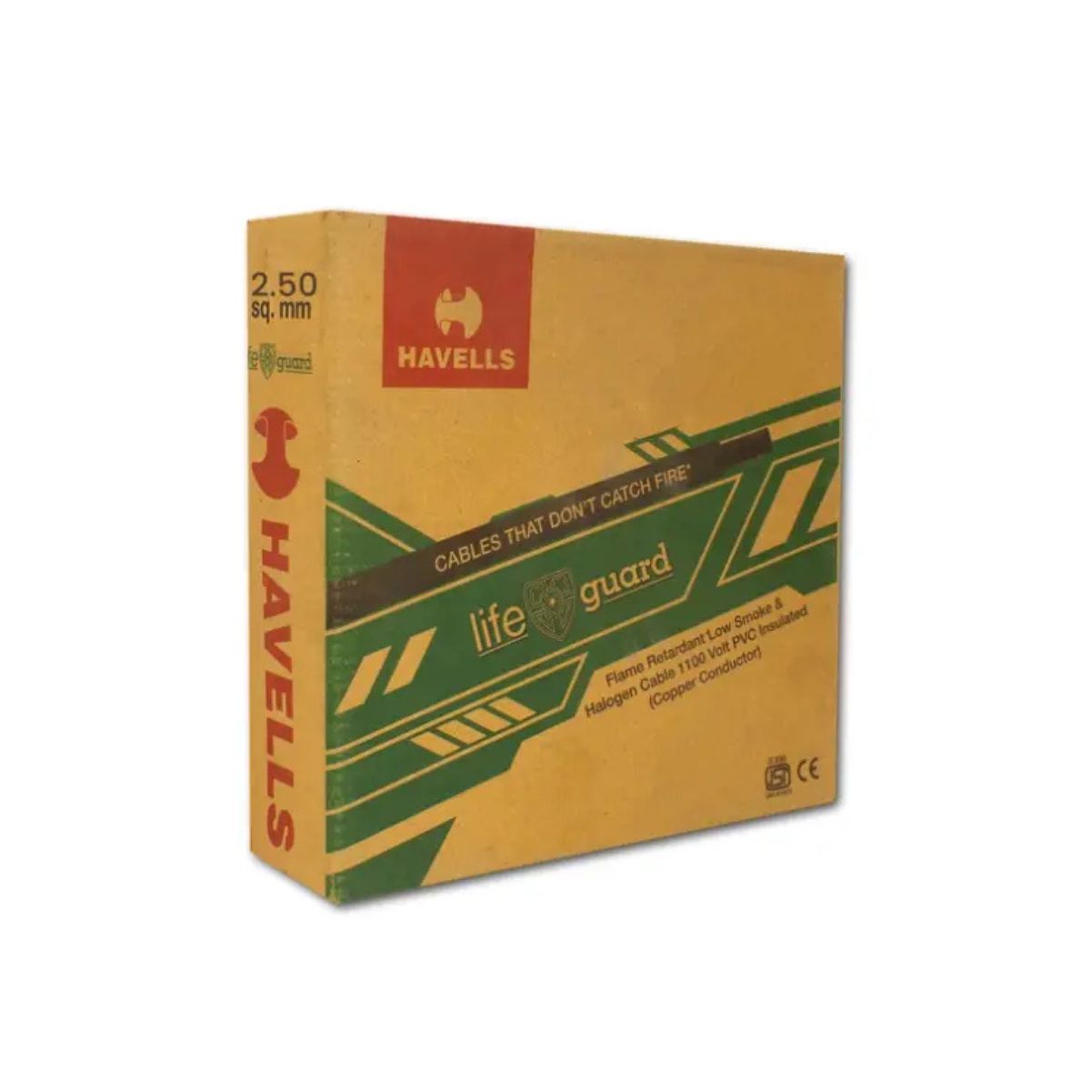 Havells Life Guard FRLS 2.5 Sq mm 200 meter Wire | Blue | 1100V Rating