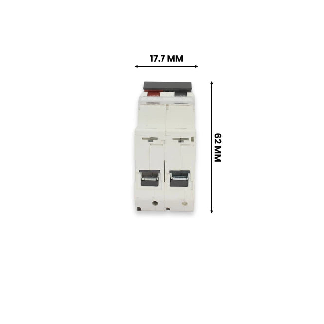 Havells Stadx 63A SPN C Type 240V MCB | Double Pole Circuit Breaker | Rated 240V