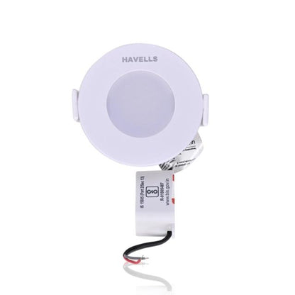 Havells LED Trim Junction Box , 6500K Cool Day Light , Easy Installation | Downlighting