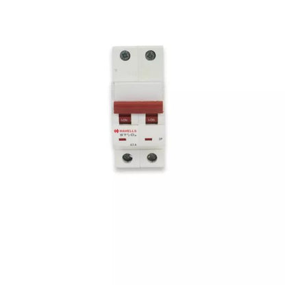Havells Stadx 63 Amp DP SW Disconnector | Double Pole MCB | High Breaking Capacity
