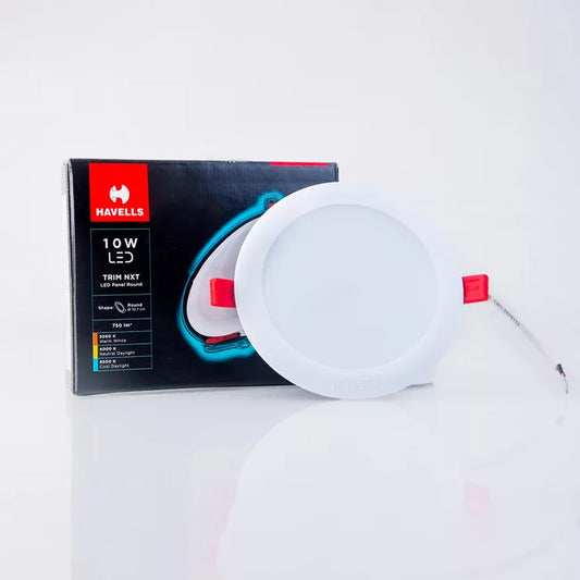 Havells LED Trim Nxt Panel 10W Round Cool Day Light | 6500K Colour Tempreture
