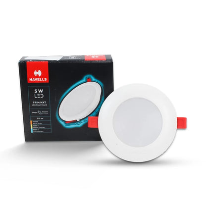 Havells LED Trim Nxt Panel 5W Rd 4000K | 230V | Recessed Panel | Inset Light