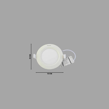 Panasonic Round 5W LED Panel Light , Cool Day Light  400 lm , 20,000 Hours Lifetime