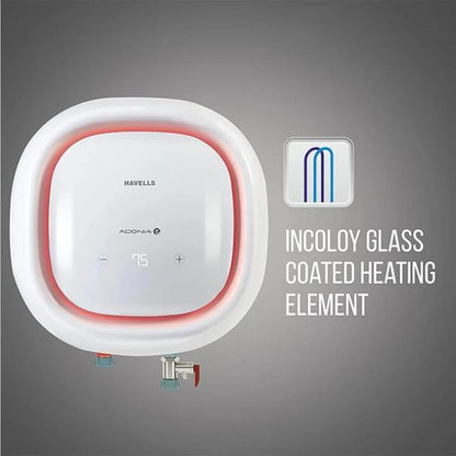 Havells Adonia R Storage Water Heater | 25L | White Colour | 2000W