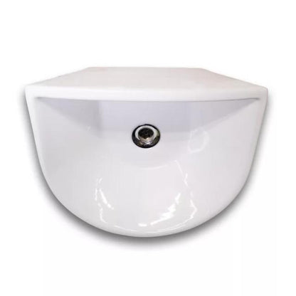 Cera Chino Wash Basin With Half Pedestal | Height 445mm