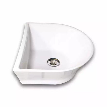 Cera Chino Wash Basin With Half Pedestal | Height 445mm