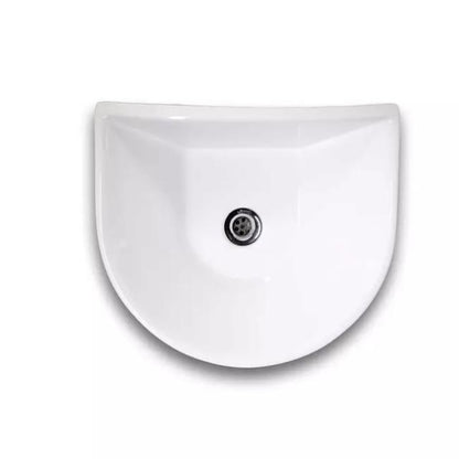 Cera Chino Wash Basin With Half Pedestal | Height 445mm
