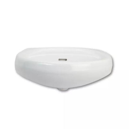 Cera Cornet Snow White Wash Basin With Half Pedestal | Height 510mm