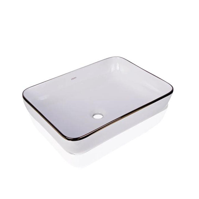 Cera Campa L Table Top Rose Gold Wash Basin | Modern And Stylish Bathroom Sink
