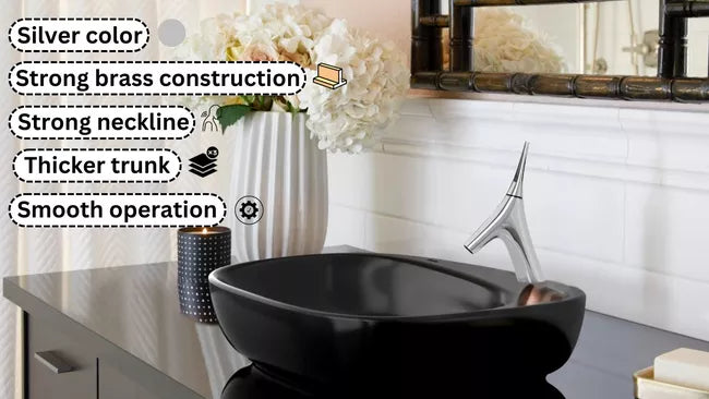 Kohler Vive Single Handle Bathroom Sink Faucet 7.0 lpm | Polished Chrome Finish