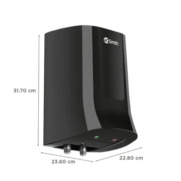 AO Smith Minibot 3 L Instant Wall Water Geyser Black