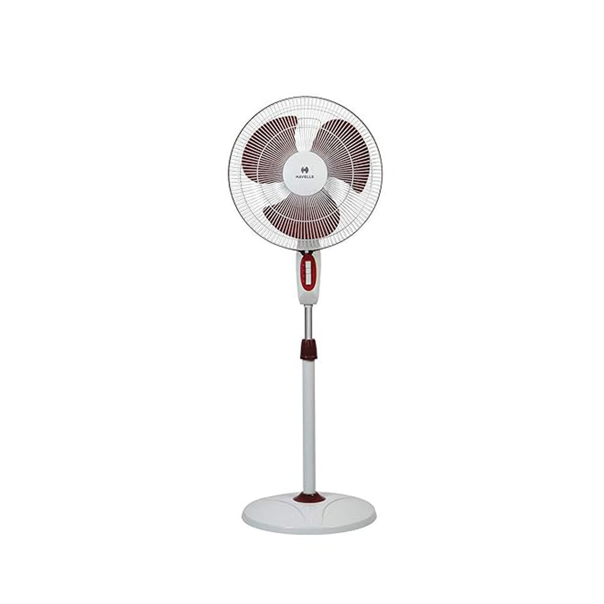 Havells Accelero NS 400mm Pedestal Fan (White Red)