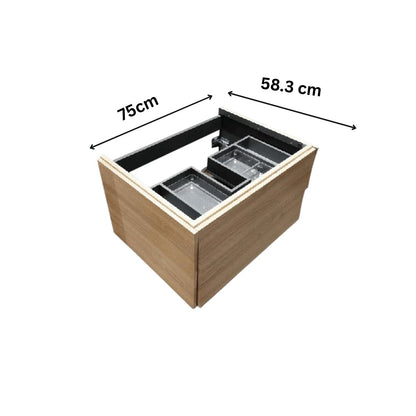 Kohler Luxe 750mm Wall Hung Bathroom Vanity Cabinet