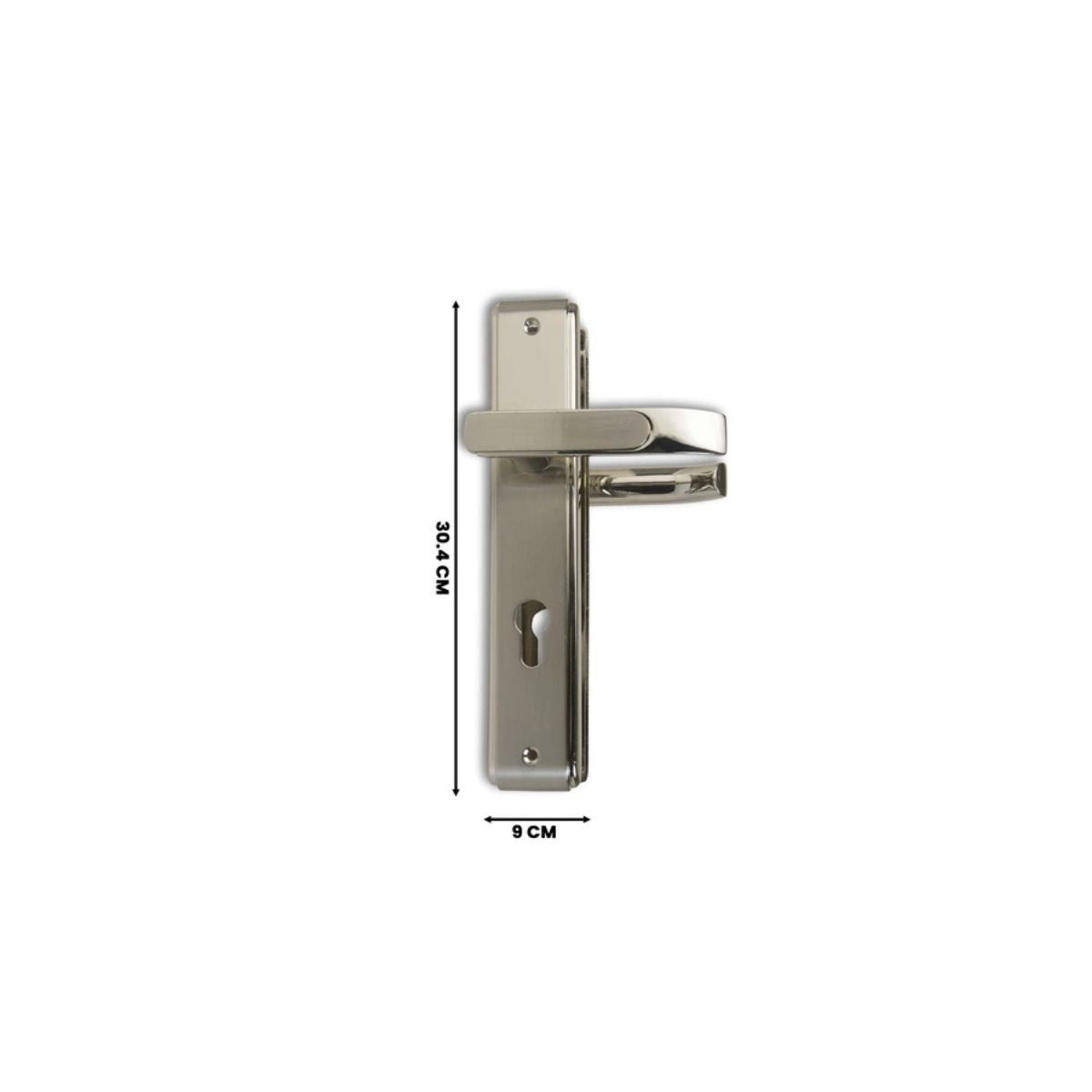 Dorset Dash Handle SS | Satin Silver Finish | Zinc Material | Durable and Stylish Lever Handle