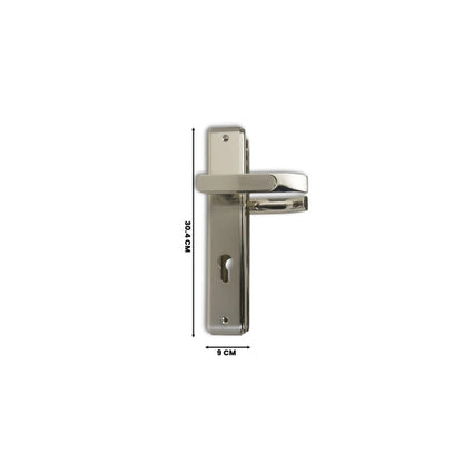Dorset Dash Handle SS | Satin Silver Finish | Zinc Material | Durable and Stylish Lever Handle