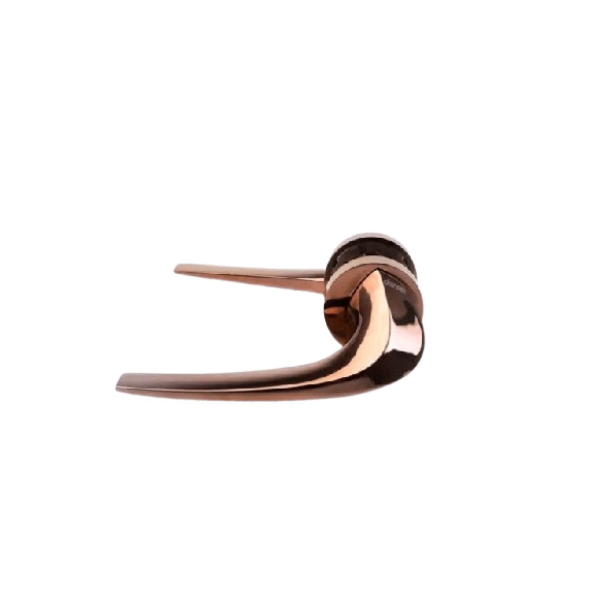Dorset Hamilton Gold Lever Handle on Rose Plate | 60mm | Sleek Velvet Touch