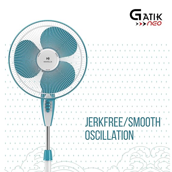 Havells Gatik Neo 400mm Oscillating Pedestal Fan