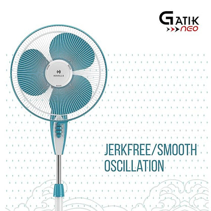 Havells Gatik Neo 400mm Oscillating Pedestal Fan