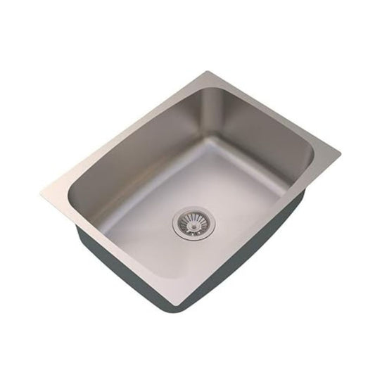 Carysil Elegance Series Single Bowl Kitchen Sink, Stainless Steel
