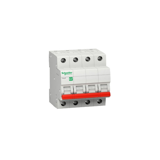 Schneider Easy9 Isolator 4P 63A 415V Isolation Switch | Four Pole | 63 Amp Capacity