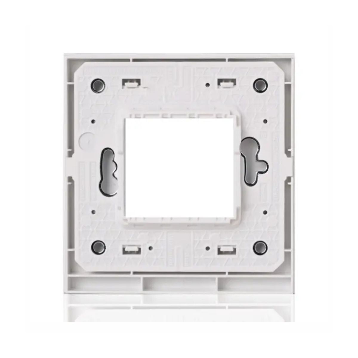 Schneider Plastic Surround Grid Plate | White Colour | 2 Module | Switch Pane