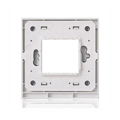 Schneider Plastic Surround Grid Plate | White Colour | 2 Module | Switch Pane
