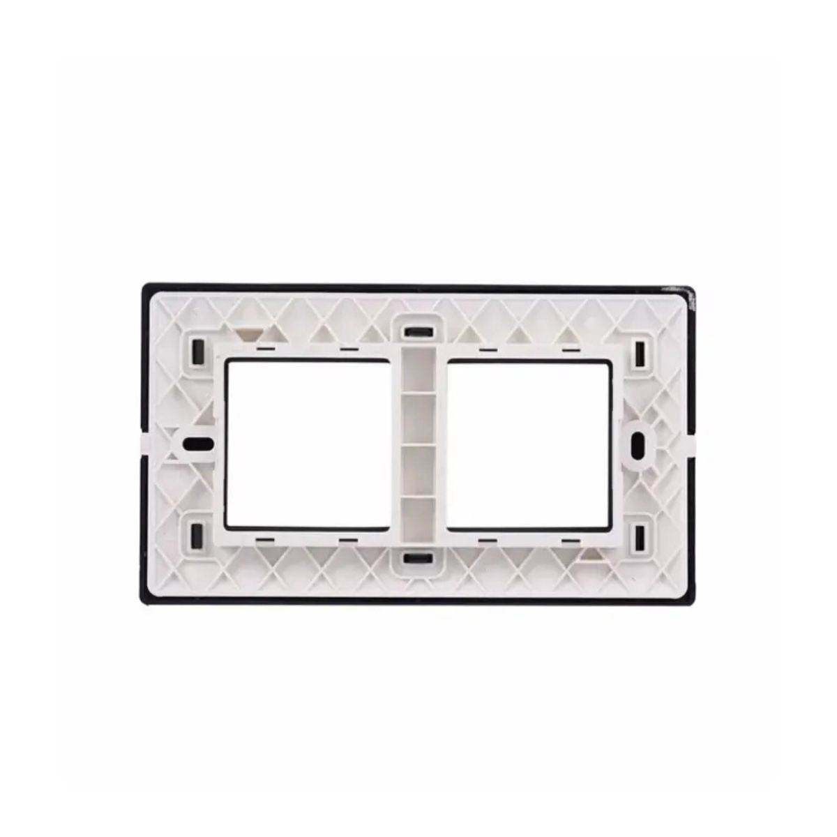 Schneider Livia 4 Module Cover Frame Plate | Pristine Grey Finish