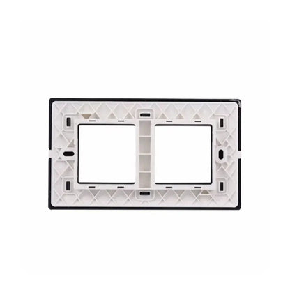 Schneider Livia 4 Module Cover Frame Plate | Pristine Grey Finish