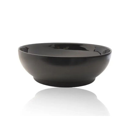 Cera Coyal Table Top Wash Basin | Matt Black Colour | Thin Rim | Large Bowl