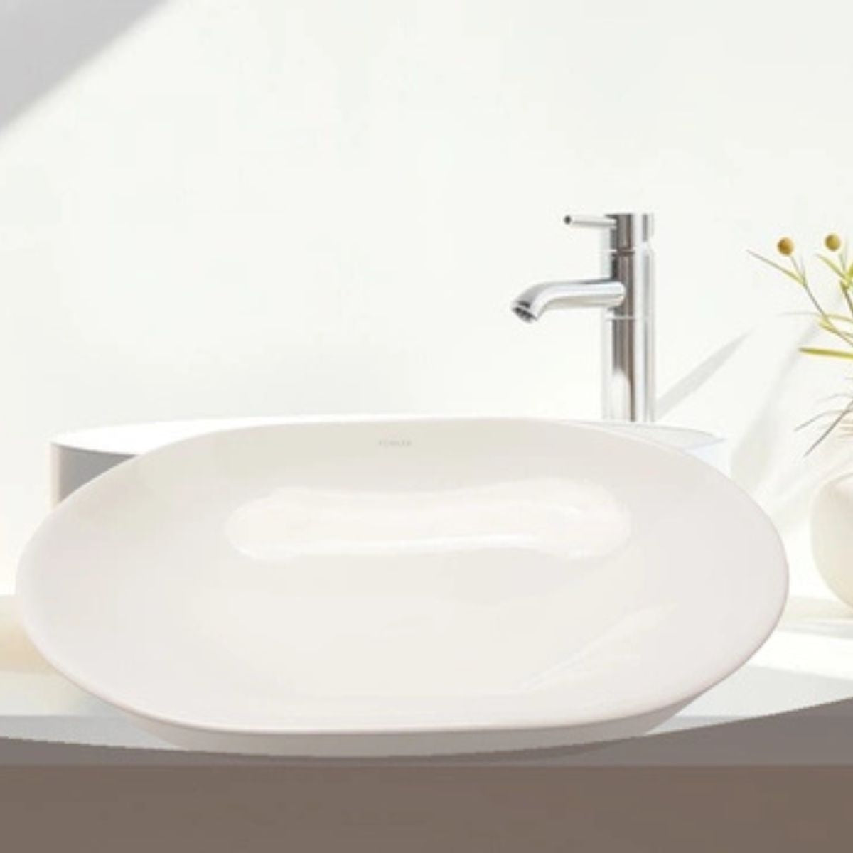 Kohler Vive Vessel Without Deck | Ceramic Wash Basin | Glossy White Finish
