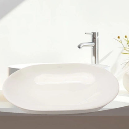 Kohler Vive Vessel Without Deck | Ceramic Wash Basin | Glossy White Finish