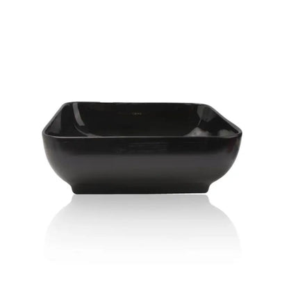 Cera Campa Table Top Wash Basin | Matt Black Finish | Thin Rim Table Top