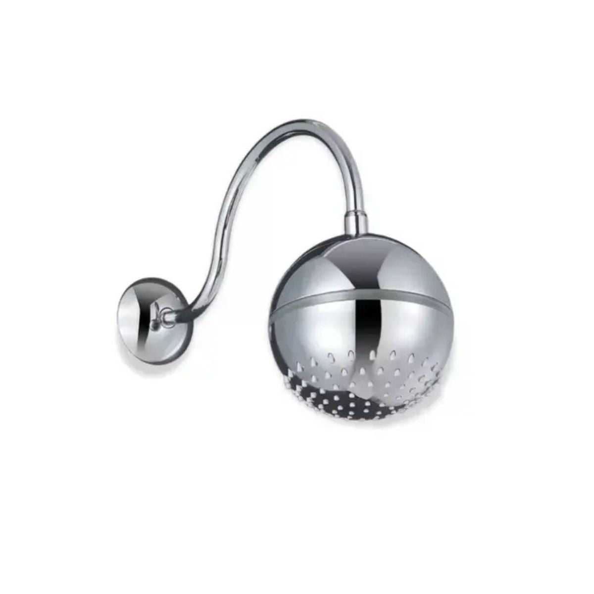 Jaquar Led Chrome Plated 180mm Circular Shape Single Flow Overhead Shower