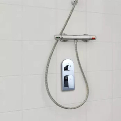 Jaquar Aquamax Chrome Plated Exposed Part Kit Of Single Lever Shower Mixer