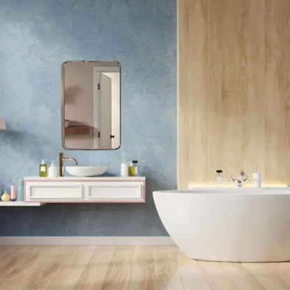 Cipla Plast Ikon Rectangle Decorative Mirror For Wall | 24 x 18 Inch