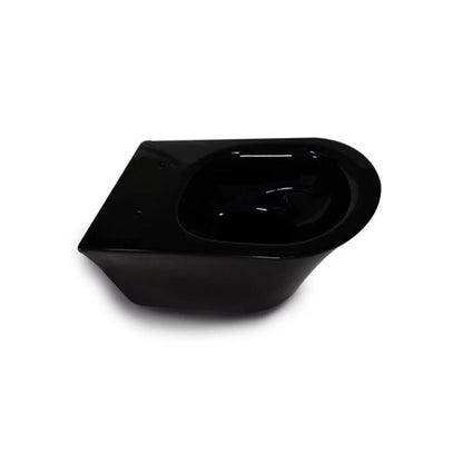 Kohler Vive Wall Hung Toilet With Seat | Black Colour | Glossy Finish