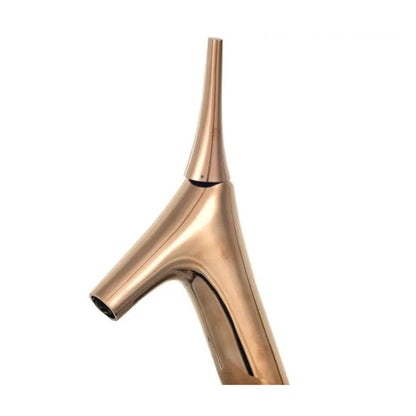 Kohler Vive Single Handle Bathroom Sink Faucet | Vibrant Rose Gold Finish