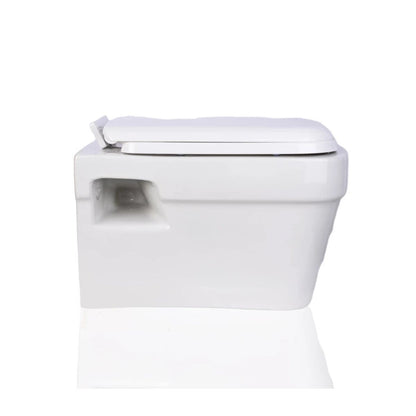 Cera Cierra Wall Hung With Slim Seat Cover | Space Saving Commode Seat