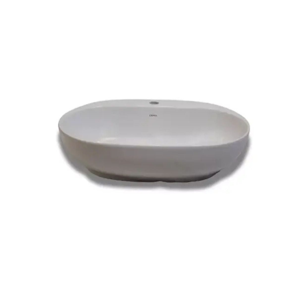 Cera Cafe Snow White Table Top Wash Basin | Rectangle Bowl