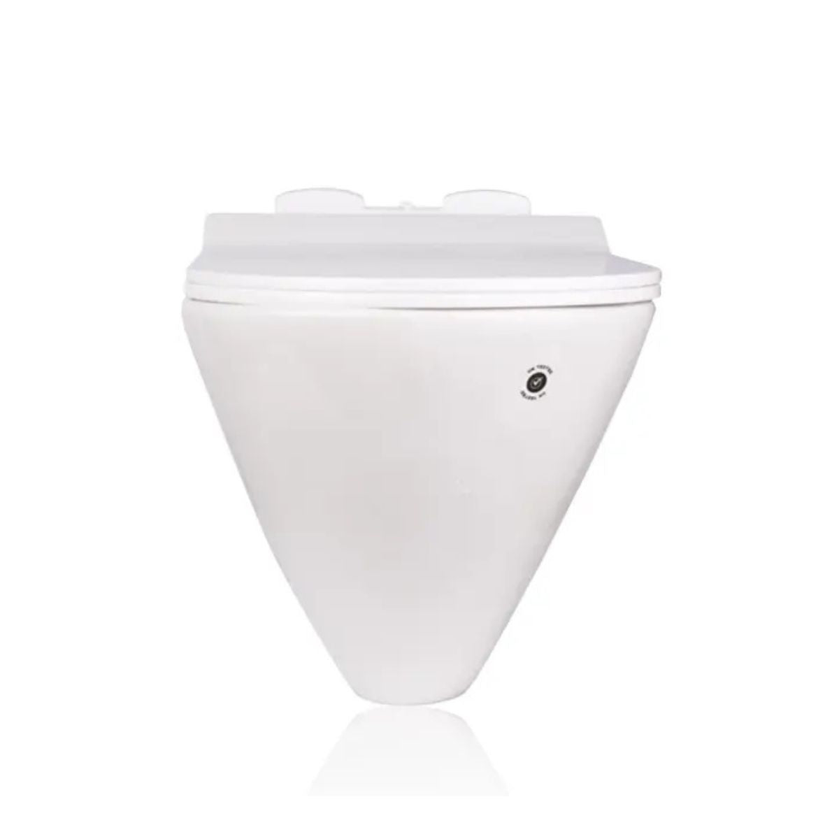 Cera Clapper Wall Hung Toilet With Cover | Soft Close Seat Cover | Straight Line Design