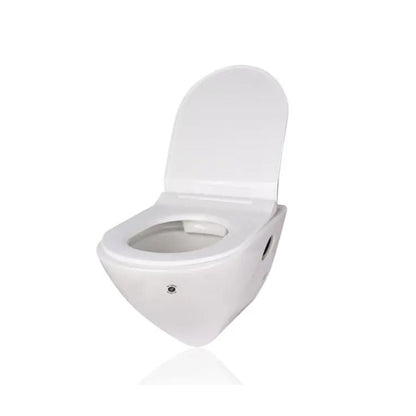 Cera Clapper Wall Hung Toilet With Cover | Soft Close Seat Cover | Straight Line Design
